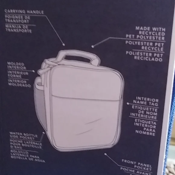 Pottery Barn Teen Recycled Gear Up Collection Classic Lunch Bag - Picture 2 of 5